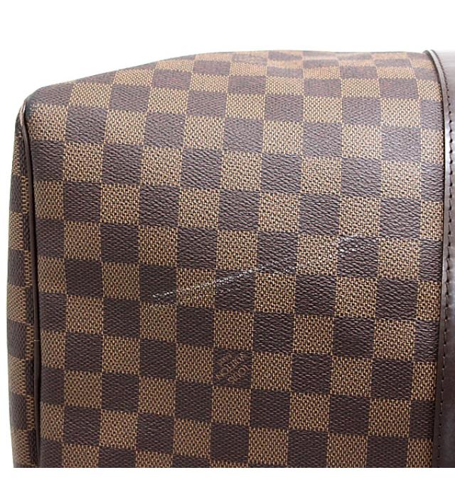 Louis Vuitton Keepall 50 Boston Bag Damier Brown