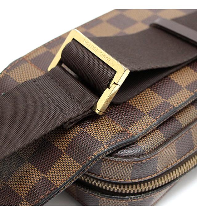 Louis Vuitton Jeronimos Body Bag Waist Pouch Damier Brown