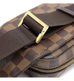 Louis Vuitton Jeronimos Body Bag Waist Pouch Damier Brown