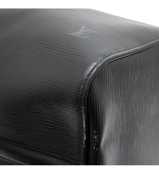 Louis Vuitton Keepall 45 Epi Black Leather Hand Bag