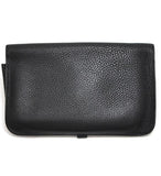 Hermes Dogon GM Long Wallet Taurillon Clemence Black