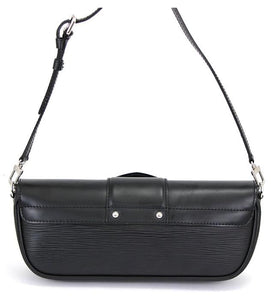Louis Vuitton Pochette Montaigne Black Epi Storage Bag