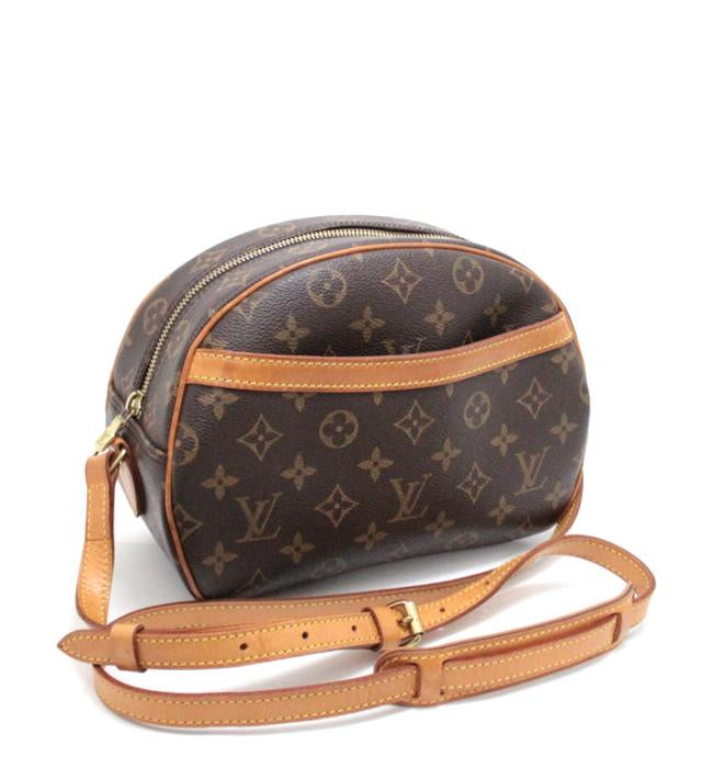 Louis Vuitton Blower Shoulder Bag Solid Monogram Brown