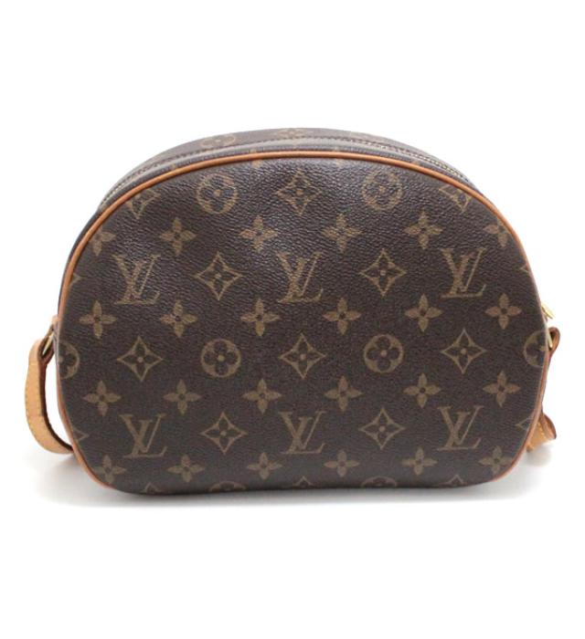 Louis Vuitton Blower Shoulder Bag Solid Monogram Brown