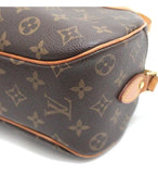 Louis Vuitton Blower Shoulder Bag Solid Monogram Brown