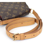 Louis Vuitton Tambourine Shoulder Bag Monogram Brown