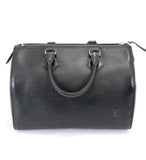 Louis Vuitton Speedy 25 Epi Handbag Black