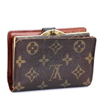 Louis Vuitton Portefeuille Vienois Clasp Wallet Monogram Brown