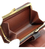 Louis Vuitton Portefeuille Vienois Clasp Wallet Monogram Brown