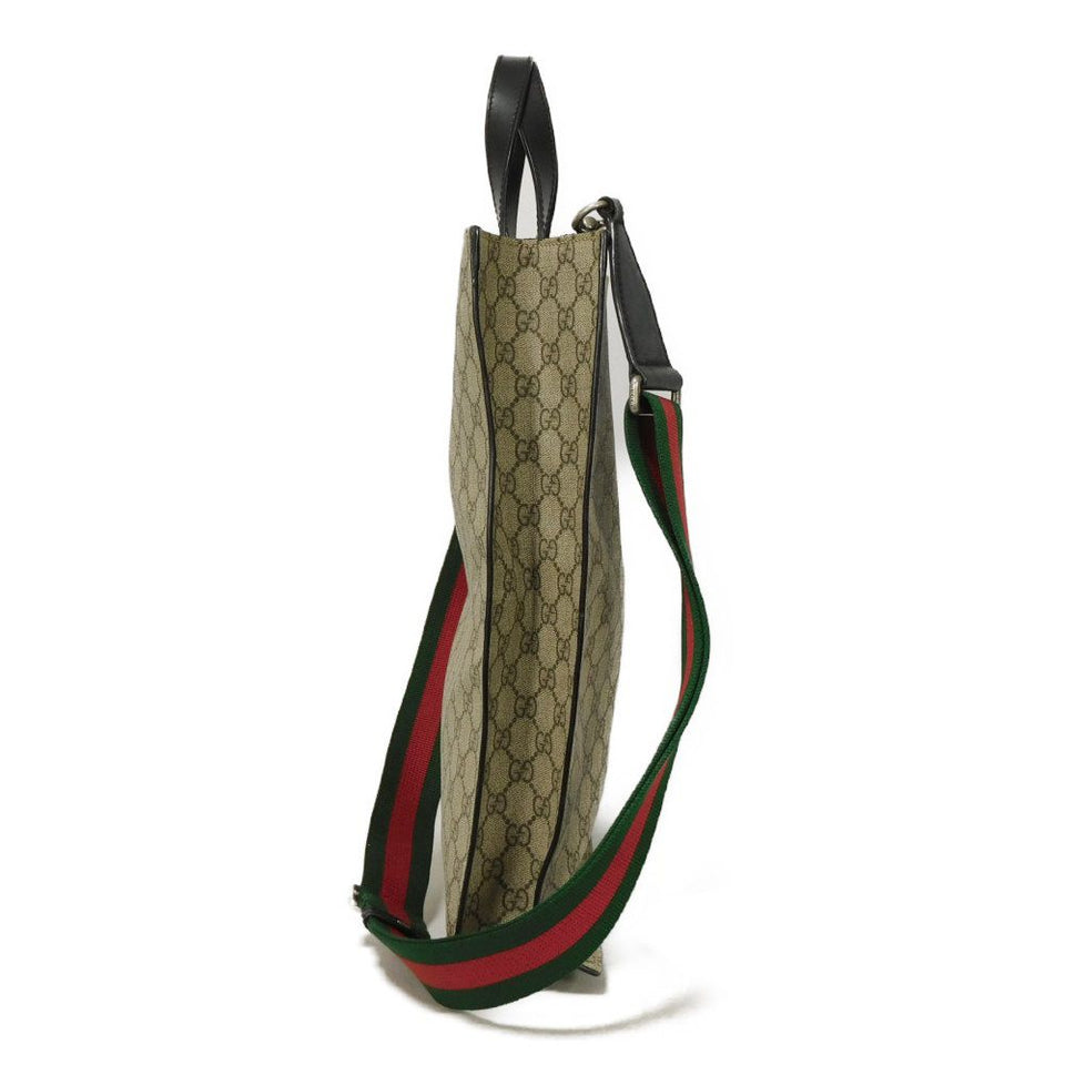 Gucci Tote Bag 456217 K5IAN 9678 Soft GG Supreme canvas (polyurethane finish) beige Web stripe Soft GG Supreme Tote