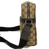 Gucci Shoulder Bag 449173 KY9KN 9886 GG canvas x calf leather beige Logo embossing GG canvas messenger bag