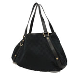 Gucci Tote Bag 130736 GG canvas x calf leather black GG canvas Abby Tote