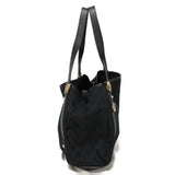 Gucci Tote Bag 130736 GG canvas x calf leather black GG canvas Abby Tote