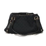 Gucci Tote Bag 130736 GG canvas x calf leather black GG canvas Abby Tote