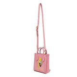 Gucci Shoulder Bag 671623 U22AG 5964 Textured leather Light pink Banana Bolt Inazuma Pastel 2WAY Crossbody logo Bananya Mini Tote unisex(Unisex)