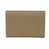 Gucci Card Case 739525 CAO2G 1544 Calf leather (embossed) Taupe Current pink beige pass case in good condition GG Marmont Double G Bicolor Card Holder Women