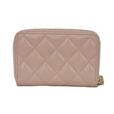 Chanel Coco Pearl Zip Coin Purse Lambskin Coin Case