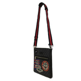 Gucci Shoulder Bag 474137 9F23N 8850 GG Supreme canvas (polyurethane processing) x Calfskin leather black Embroidery GG Supreme Messenger Bag