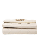 Chanel Coco Mark Matelassé Caviar Skin Trifold Wallet