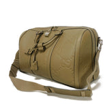 Gucci Boston Duffel bag 725282 AABY7 2801 Jumbo GG Leather Taupe Double G embossed Jumbo GG Medium Duffle Bag, Beige