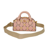 Gucci Handbag 724606 AABUY 8442 Calf leather Light pink GG Offdia Animal Print Mini Bag