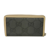 Gucci Long Wallet Purse 625576 H9HAN 1263 GG nylon x calf leather (embossed) gray GG nylon Off the Grid Zip Around Wallet
