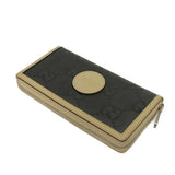 Gucci Long Wallet Purse 625576 H9HAN 1263 GG nylon x calf leather (embossed) gray GG nylon Off the Grid Zip Around Wallet