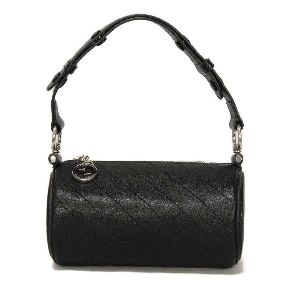 Gucci Shoulder Bag 760170 AACPY 1000 Calf leather black Interlocking G Blondie Mini Bag