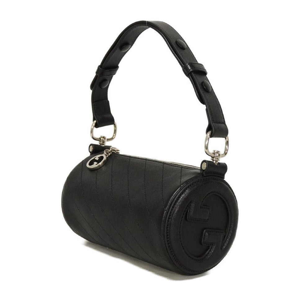 Gucci Shoulder Bag 760170 AACPY 1000 Calf leather black Interlocking G Blondie Mini Bag