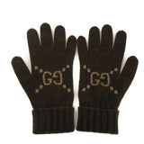 Gucci gloves 813136 4GABX 2579 cashmere light brown Double G GG jacquard gloves