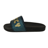 Gucci Sandals 522023 Supreme canvas (polyurethane coating) x calf leather x rubber Turquoise SEGA Sega logo GUCCY print slides 7