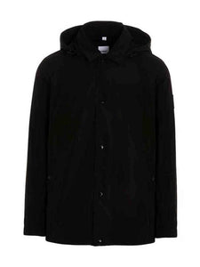 Luxury Burberry Ealing Hooded Jacket Black