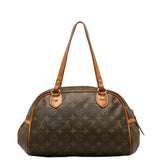Louis Vuitton Monogram Handbag PVC/Leather Brown