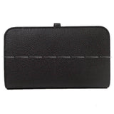 Hermes long wallet Dogon GM Noir (Black) Veau Togo Silver HW Stamp