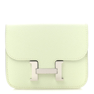 Hermes Epsom Constance Slim Wallet Vert Fizz