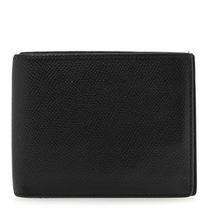 Hermes Epsom Citizen Twill Compact Wallet Black