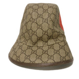 Gucci hat 700667 4HANT 8964 GG Supreme canvas (polyurethane processing) beige GG Supreme Apple Bucket Hat