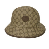 Gucci hat 700667 4HANT 8964 GG Supreme canvas (polyurethane processing) beige GG Supreme Apple Bucket Hat