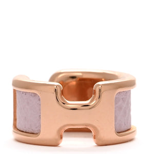 Hermes Epsom Olympe Ear Cuff White