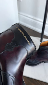 Christian Dior Dior West Zip up Western Ankle Boot - 39.5