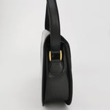 Gucci Bamboo 1947 Black Leather Medium Crossbody Bag