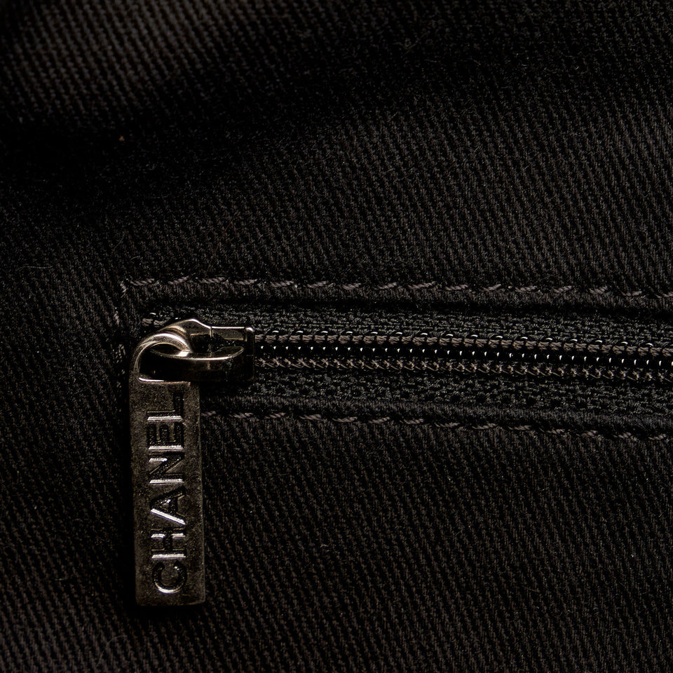 Chanel Black CC Perforated Leather Tote Bag – Bags Junction