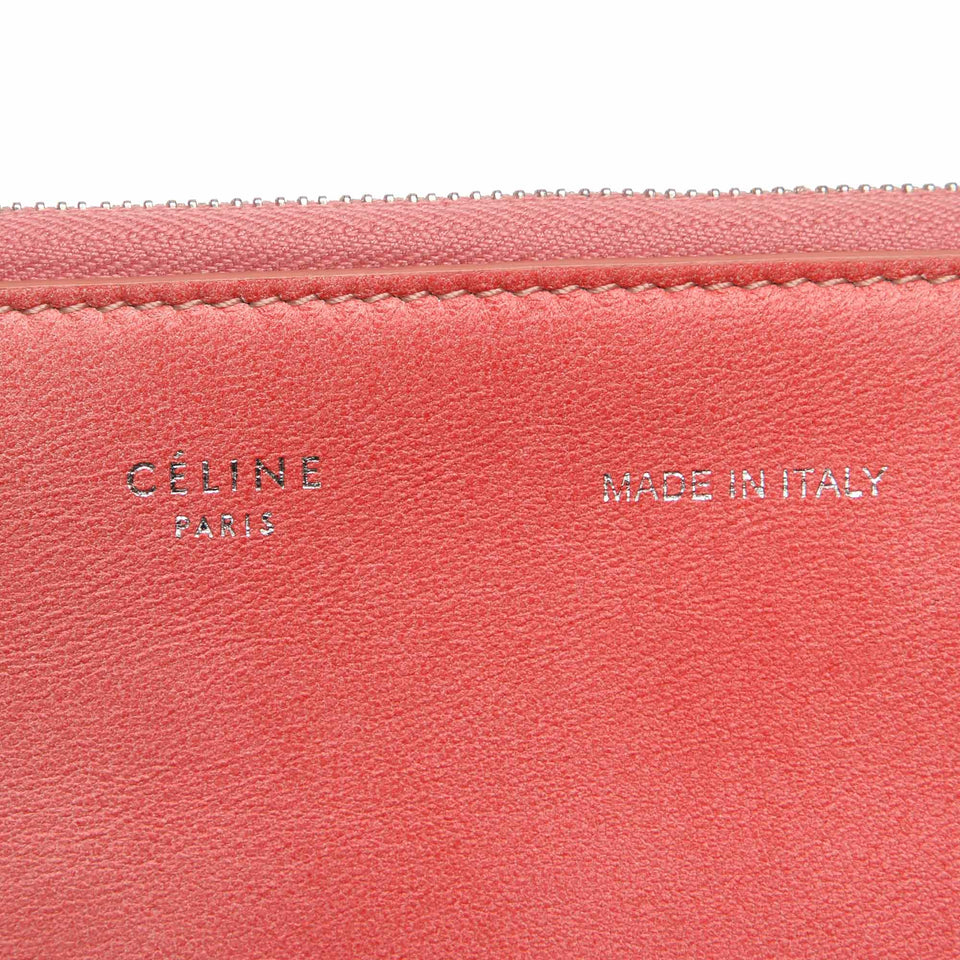 Celine 2018 PVC Shopping Bag with Solo Pouch Red