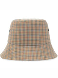 Luxury Burberry Mini Check Bucket Hat Archive Beige
