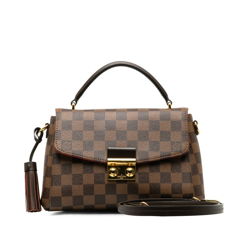 Louis Vuitton Louis Vuitton Damière Handbag PVC/Leather Brown