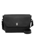 Luxury Burberry Small Leather Messenger Bag Black