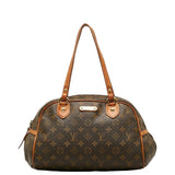 Louis Vuitton Monogram Handbag PVC/Leather Brown