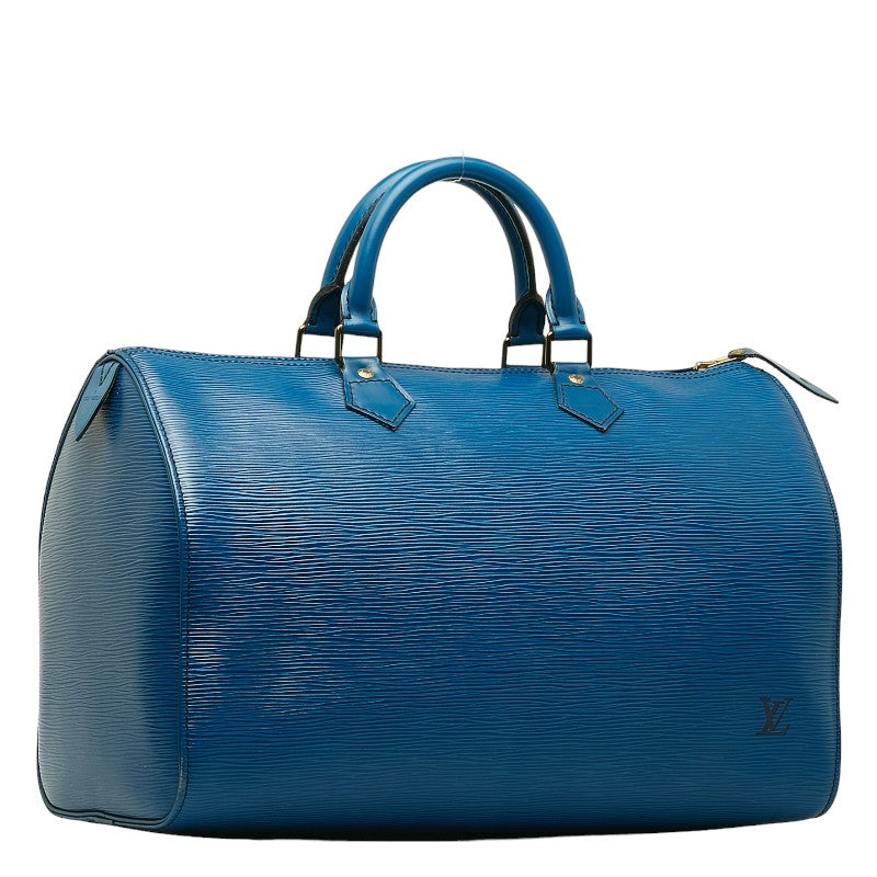 Louis Vuitton Louis Vuitton Epic Boston Bag Leather Tread Blue