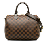 Louis Vuitton Louis Vuitton Damière Boston Bag PVC/Leather Brown