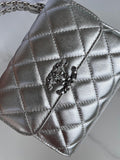Chanel Silver Mini Quilted Chain Bag – Bags Junction